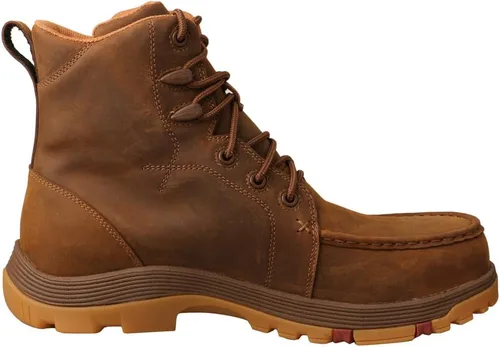 Miniatura 4 de Twisted X Men's 6" Work Oblique Toe Boot, Moc Toe Nano Toe with CellSole