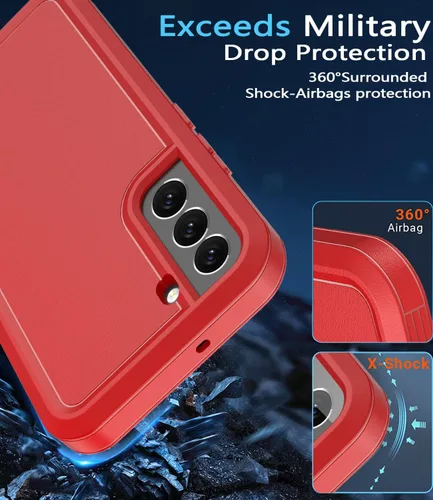 Miniatura 2 de Funda para Samsung Galaxy S22, [protector de pantalla integrado] [a prueba de golpes] [a prueba de caídas] Samsung S22, protección de grado militar