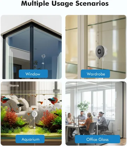 Miniatura 8 de Cámara de seguridad de ventana 2K de 3 MP, 5G y 2.4 GHz, WiFi para interiores, para seguridad en el hogar, con visión nocturna a color Starlight