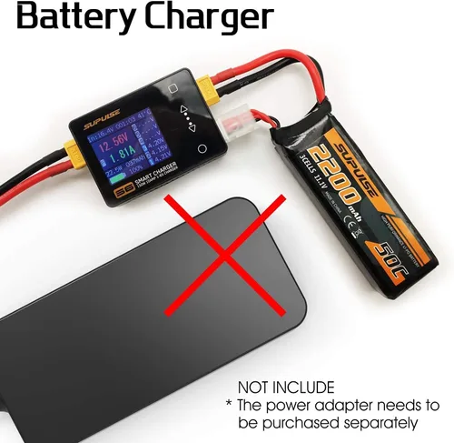 Miniatura 9 de SUPULSE Lipo - Cargador de batería inteligente de 150 W/10 A para 1-6S LiPo/LiHv/Lion/Life, 1-16S NiMH, 1-12S Pb Baterías RC Cargador de equilibrio