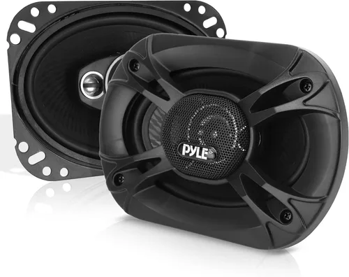Pyle Altavoces estéreo universales de 3 vías para automóvil, 400 W, 6 x 8 pulgadas, triaxial de alto volumen, audio profesional, altavoz universal