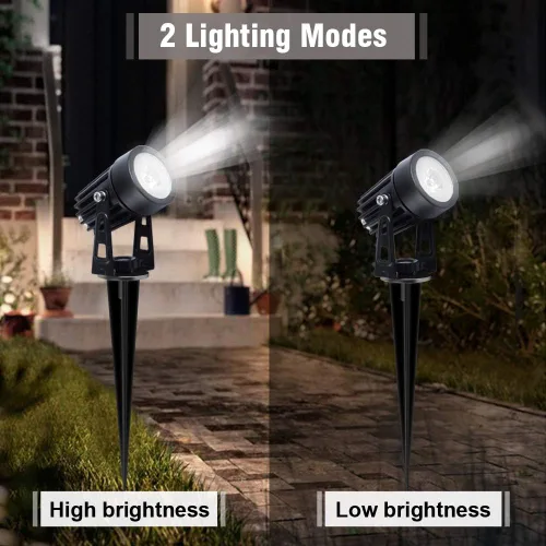 Miniatura 3 de APONUO Luces Solares de Metal para Exteriores, Luces Solares para Exteriores Impermeables, Foco Solar para Paisaje para Iluminación de Jardín