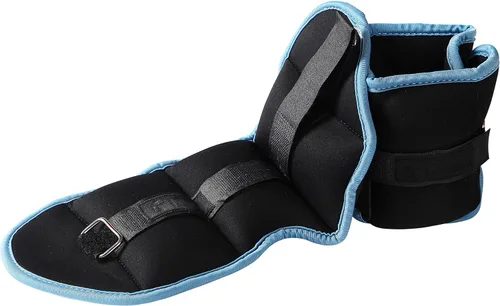 Miniatura 10 de JFIT Pesas de tobillo ajustables - Par de pesas de tobillo con 10 opciones de peso y paquete - de 0.5 a 10 libras cada una, juego de 2, correas