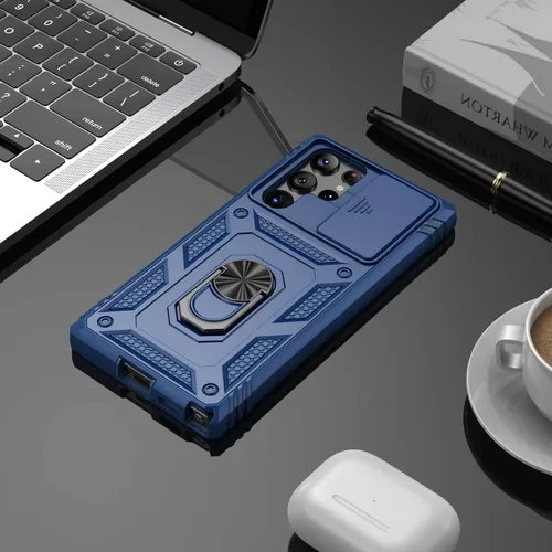 Miniatura 5 de PASNEW Funda para Samsung Galaxy Note20 Ultra, cubierta de cámara de grado militar resistente de cuerpo completo a prueba de golpes con patada