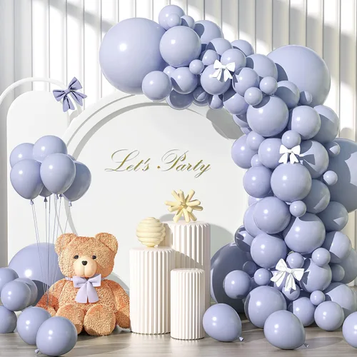 Miniatura 11 de Kit de arco de globos rojo brillante de 135 piezas de diferentes tamaños de 18, 12, 10 y 5 pulgadas, decoraciones de fiesta de color rojo para baby