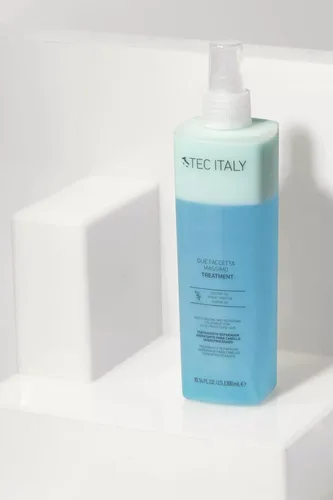 Miniatura 7 de Tec Italy Due Faccetta Massimo - Tratamiento sin enjuague para cabello sobreprocesado, protección UV UVA, control de encrespamiento, equilibrador