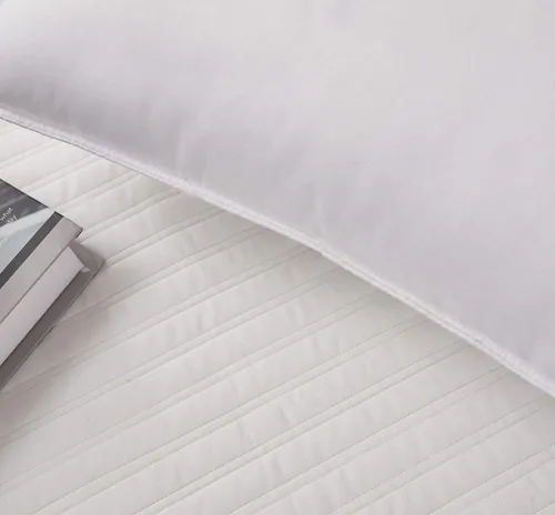 Miniatura 4 de Siberian - Almohada de plumón de algodón Pima de 1000 hilos, 600 de potencia de relleno, fabricada en Estados Unidos