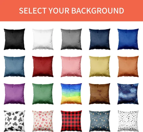 Miniatura 6 de Easycosy Funda de almohada de terciopelo personalizada, 12 x 12 pulgadas, foto y texto personalizados, dos lados, regalo del día del padre