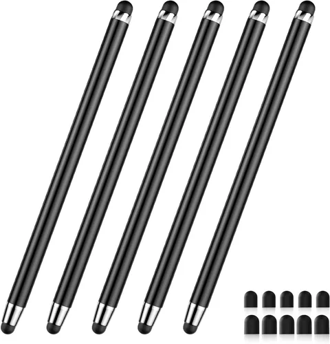 Miniatura 11 de DAXINGXING 40 piezas de puntas de goma de repuesto para lápiz capacitivo, alta sensibilidad y precisión, puntas de goma negras universales