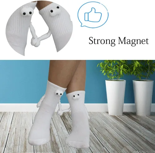 Miniatura 2 de Keauexp Calcetines magnéticos en las manos divertidos para hombres para mujeres, amistad, parejas, mejores regalos, novio, novia