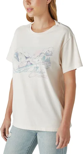 Miniatura 2 de Lucky Brand Camiseta Corvette Scenic Boyfriend para mujer