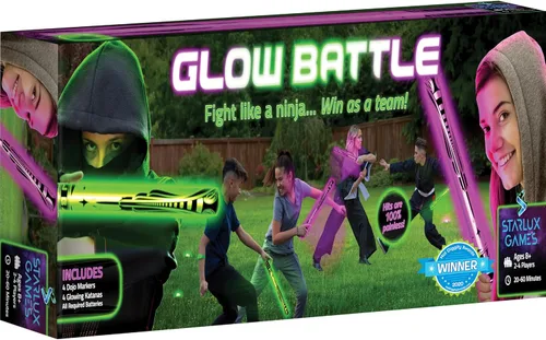 Los juguetes ninja conocen a las espadas samuráis en la batalla resplandeciente, juguetes ninja para niños de 8 a 12 años, 2 a 4 jugadores, juego de