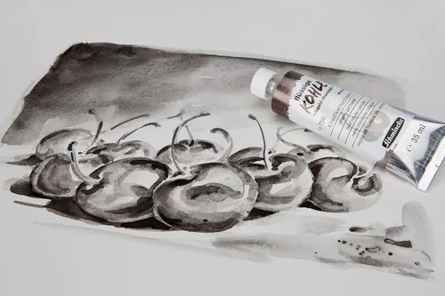Miniatura 5 de Schmincke - Carbón líquido, Cherry Pit Black, 1.2 fl oz, 18 756 009, para pintura al carbón, dibujo al carbón y underpainting, vegano