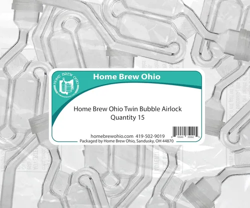 Miniatura 2 de Home Brew Ohio Twin Bubble Airlock - Juego de 15
