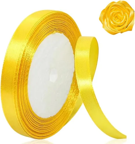 Miniatura 48 de Cinta beige de 1-1/2 pulgadas x 25 yardas, cinta de satén marfil de tela de color sólido para manualidades, coronas, fiesta de boda, Navidad, lazos