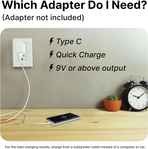 Miniatura 6 de IJS Cargador inalámbrico ultradelgado universal rápido - Cargador de teléfono compatible con todos los teléfonos inteligentes - Almohadilla de carga