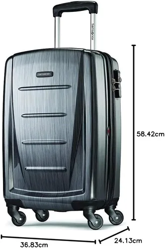 Miniatura 31 de Samsonite Winfield 2 Equipaje rígido con ruedas giratorias, Azul profundo, Juego de 3 piezas (20/24/28)