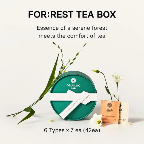 Miniatura 3 de OSULLOC Caja de Té For:rest (36 unidades, 6 tipos x 6 cada uno) Idea de regalo exquisita y única para amantes del té, Caja de regalo de muestra