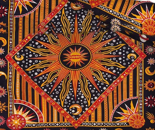 Miniatura 2 de Funda de edredón con diseño de mandala indio, tamaño queen/doble, funda de edredón de algodón, funda de edredón bohemio, bohemio, tamaño individual