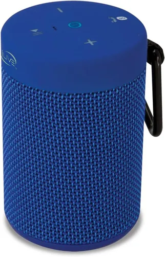 Miniatura 2 de iLive Electronics Altavoz inalámbrico de tela impermeable, 2.56 x 2.56 x 3.4 pulgadas, batería recargable incorporada, negro (ISBW108B)