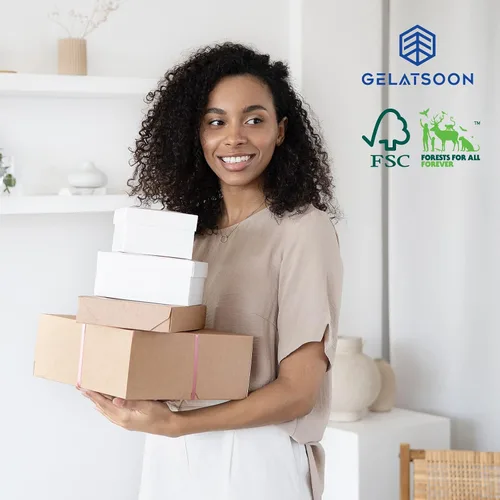 Miniatura 7 de Juego de 25 cajas de envío blancas de 13 x 10 x 2 pulgadas, cajas de cartón corrugado certificadas por FSC para embalaje, correo, pequeñas empresas
