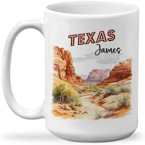 Miniatura 12 de Tazas de viaje con nombre personalizado Mount Rushmore National Memorial, tazas de viaje de cerámica personalizadas con diseño de lugar famoso