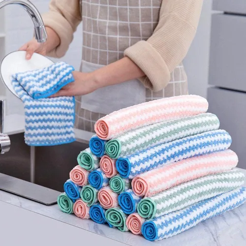 Miniatura 3 de Yoovat Straseapoit Trapo de limpieza de microfibra, paños de limpieza de microfibra súper absorbentes, toallas reutilizables multifunción para 10