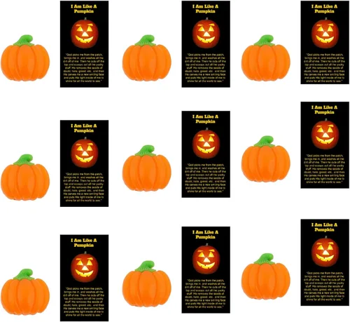 Miniatura 3 de Biblebanz 38 juegos de tarjetas de felicitación de bolsillo con diseño de calabaza con forma de calabaza con forma de calabaza alternativas