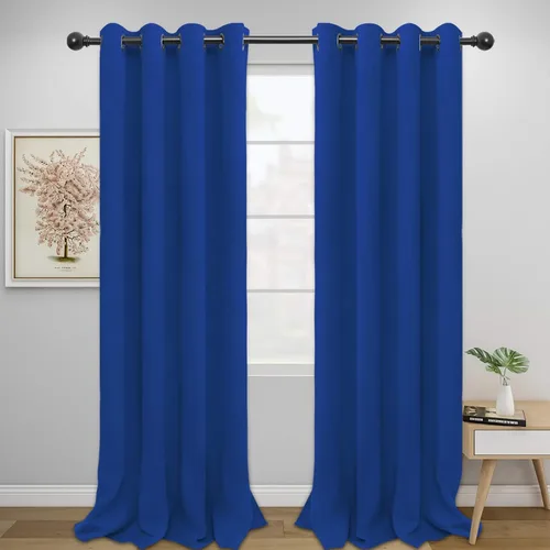 Miniatura 268 de Easy-Going - Cortinas opacas para dormitorio, aislamiento térmico sólido con ojales, cortinas de ventana para reducción de ruido, cortinas