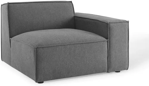 Miniatura 5 de Modway EEI-4112-CHA Restore - Sofá seccional de 3 piezas, color carbón