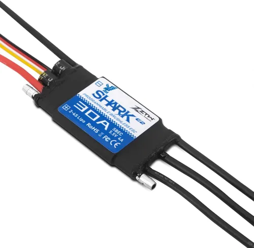 Miniatura 9 de ZTW Shark G2 Series 100A Bi-Direction Refrigeración por agua ESC sin escobillas con SBEC 8A/5V para barco RC y otros proyectos de bricolaje