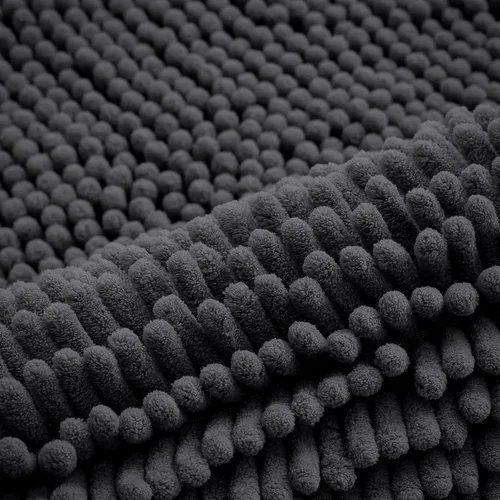 Miniatura 64 de Smiry Juego de 2 alfombras de baño, felpilla suave y absorbente, lavable a máquina, antideslizantes, para bañera, ducha y suelo
