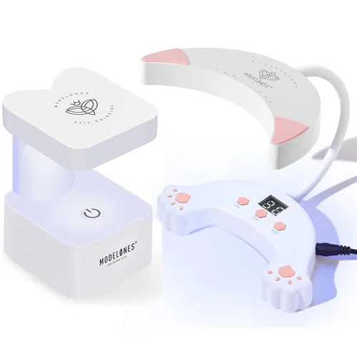 modelones Lámpara de uñas LED UV de cuello de ganso 2023 y mini luz ultravioleta para uñas