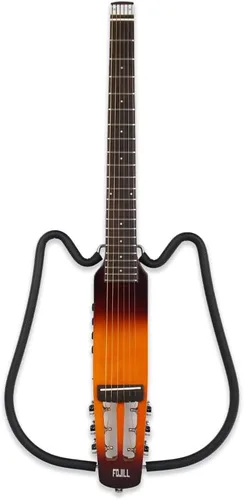 Miniatura 7 de Fojill Guitarra Acústica Eléctrica Híbrida de Cuerdas de Acero con Efectos Incorporados Reverb Delay Práctica Portátil de Viaje Silenciosa Cuerpo