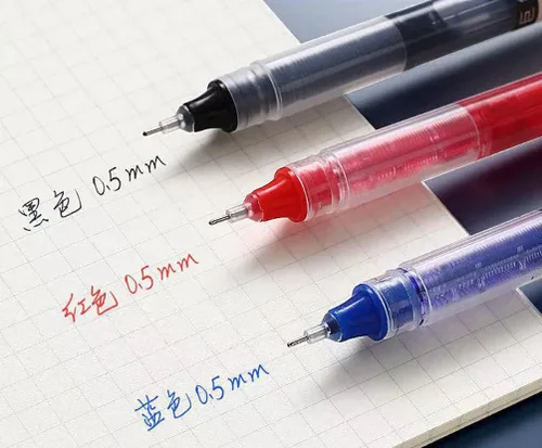 Miniatura 4 de Gullor Bolígrafos de tinta líquida, punta fina de 0.020 in, de secado rápido, para escribir, tomar notas y dibujar, tinta negra, 12