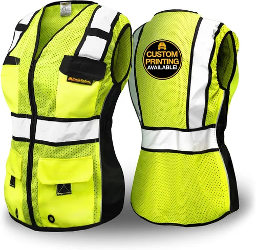 KwikSafety - Charlotte, NC - RoadBOSS Economy & Premium Safety Vest for Women [SNUG-FIT] Class 2 ANSI Tested OSHA Amarillo