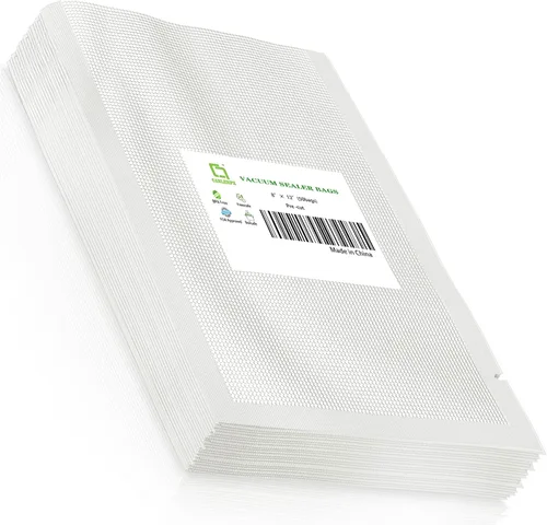 CANLENPK - Bolsas selladoras al vacío de 8 x 12 pulgadas/7.9 x 11.8 in, almacenamiento de alimentos, mantiene la nutrición fresca, bolsas de Sous