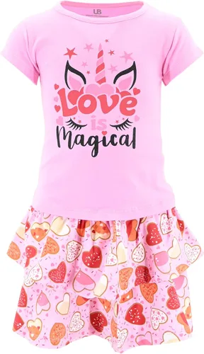 Miniatura 63 de Unique Baby Girls 2pc Skirt Set Outfit Long Sleeve Top with Skirt