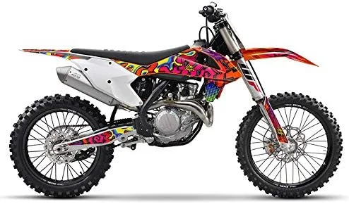 Miniatura 2 de Kit de base gráfica SX 65 Zany Orange Senge 2002-2008 compatible con KTM