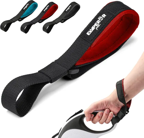 Miniatura 10 de Accesorio adicional para correa retráctil para perro, correa de mano y muñeca, para mayor comodidad, agarre suelto para tus manos y un mejor
