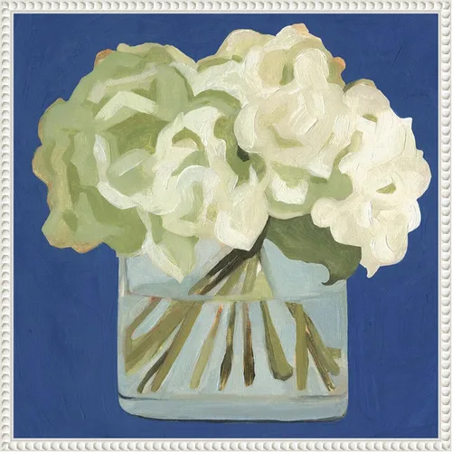 Miniatura 8 de Amanti Art Lienzo enmarcado para pared, 16 x 16 pulgadas, hortensias blancas II por Emma Scarvey, lienzo enmarcado para pared, obras de arte