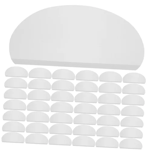 WOONEKY 50 piezas de cubiertas de ojos para cortes de pelo y uso de salón protectores faciales para peinado y productos para el cabello, suministros