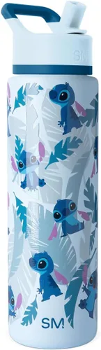 Miniatura 18 de Simple Modern Summit - Botella de agua con tapa con pajilla, vaso aislado de acero inoxidable a prueba de fugas de Disney de 30 onzas, regalos