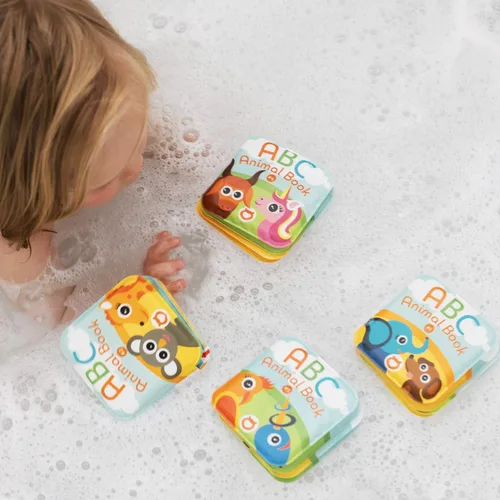 Miniatura 5 de Libros flotantes de baño para bebés. Juguetes de baño de aprendizaje para niños. Juguetes de baño impermeables para niños. Juguetes de baño