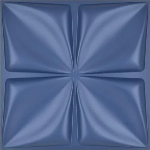 Miniatura 8 de Art3d Panel de pared 3D gris mate plateado PVC, diseño de flores, cubre hasta 3 metros cuadrados, para decoración de paredes interiores en salón