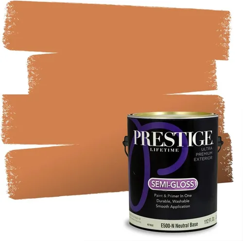 Miniatura 183 de PRESTIGE Pintura exterior e imprimación en uno, bronceado Aberdeen, plano, 1 galón