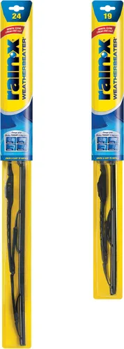 Miniatura 35 de Rain-X 820145 WeatherBeater - Escobillas limpiaparabrisas de 26" y 18" (Paquete de 2), escobillas limpiaparabrisas automotrices de repuesto que