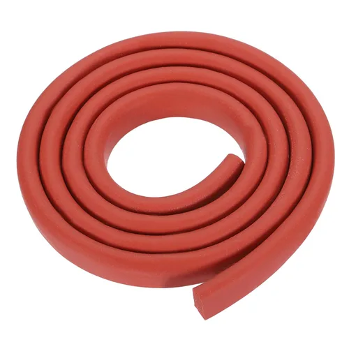 Miniatura 21 de uxcell Varilla de espuma de 3.28 pies, relleno de juntas sólidas en forma de D de 1.18 x 0.59 pulgadas, tira de sellado de espuma para protector