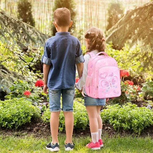 Miniatura 41 de Juego de mochila para niñas con diseño de unicornio, mochila escolar para niños, mochila para libros para niñas, set 3 en 1, regreso a clases