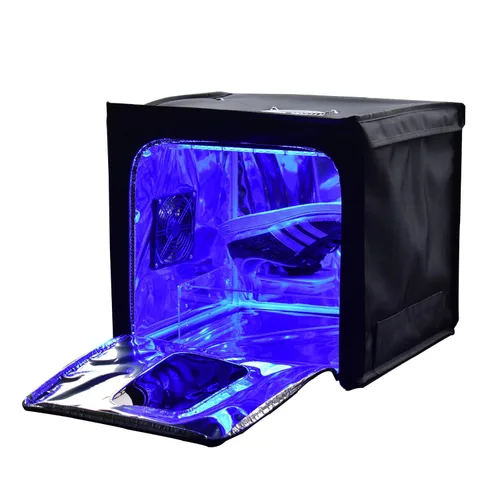 Miniatura 7 de Caja de curado con luz UV Recinto de curado 400 (L) 380 (W) * 400 (H) mm Gabinete de curado grande 365-460nm Luz UV para curar LCD SLA DLP